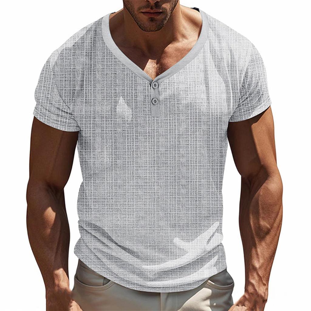 Men'S T-Shirt Street Casual Fashion Short Sleeved Top