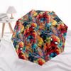 1pc Spider-Man, Graffiti Automatic Folding Umbrella - Compact 8-Rib Design, Durable Plastic & Iron, Daily Use F104003
