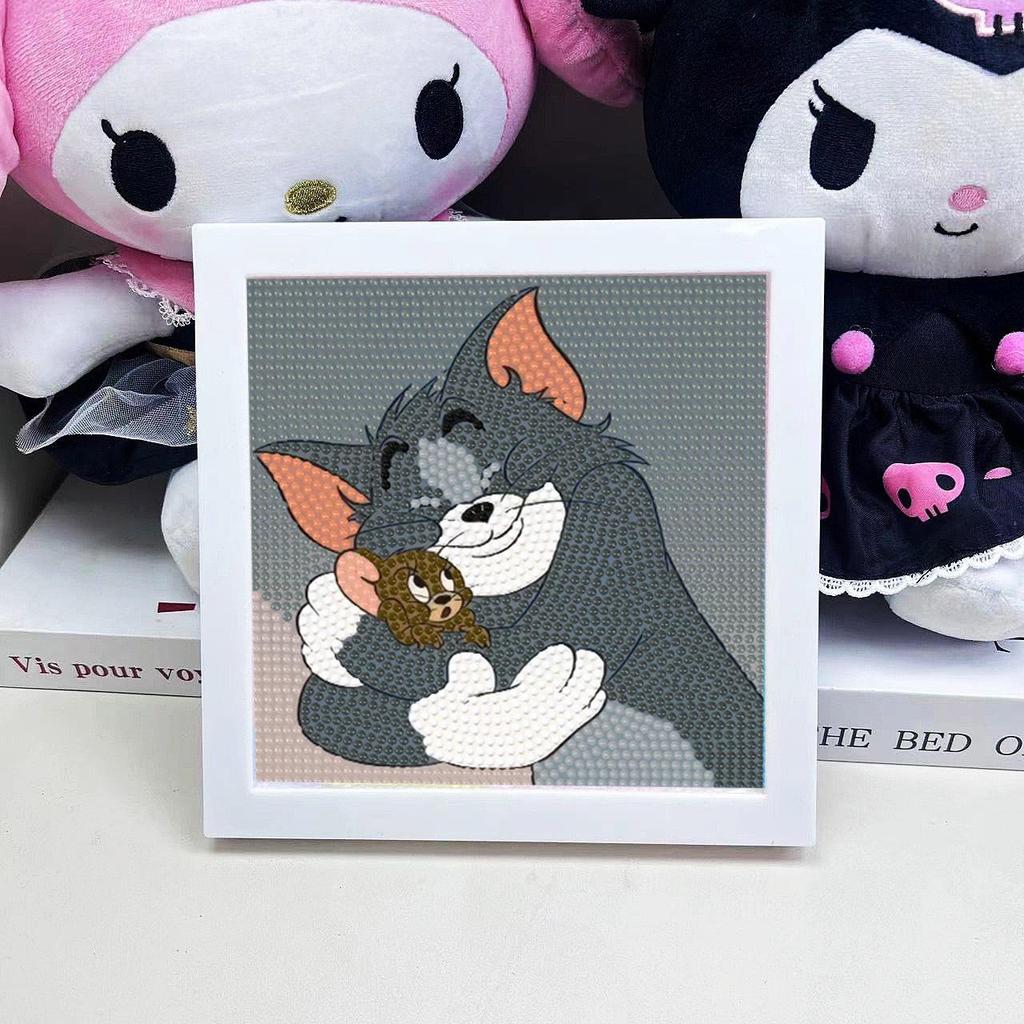 Sanrio Children's Diamond Painting with Frame Stickers - DIY Handmade Gift Set