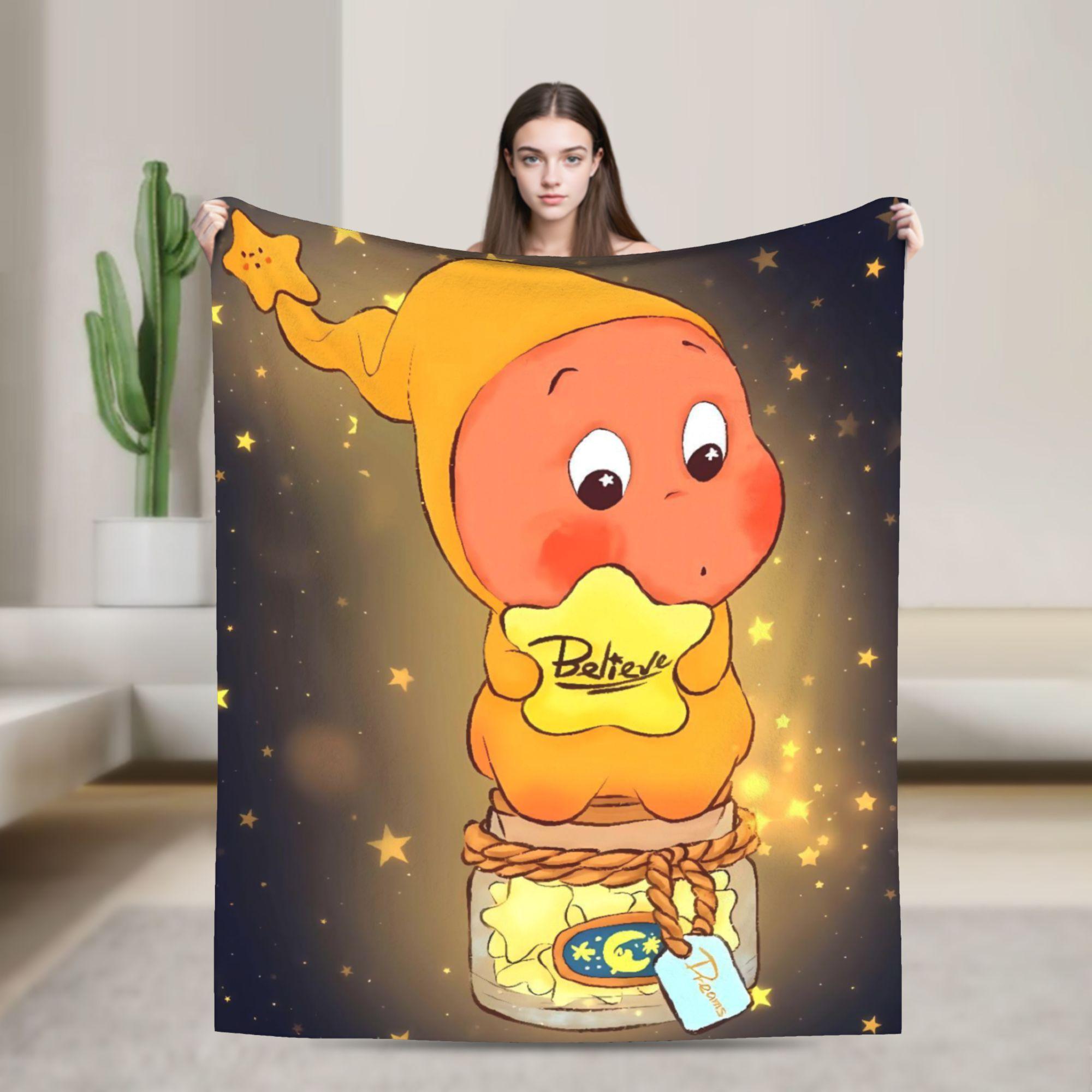 

Twinkle Twinkle Believe Yourself Sweet Dream Plush Blanket Children Flannel Bedding Throws Soft Warm Design Quality Bedspread 100x150cm