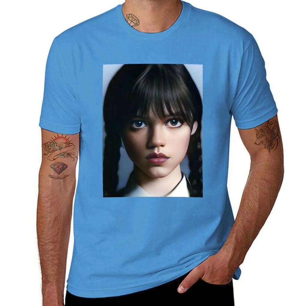 New Merlina Paint Tshirt Blank T Shirts Aesthetic Clothing Sports Fan Tshirts Tshirt For A Boy Big And Tall T Shirts For Unisex