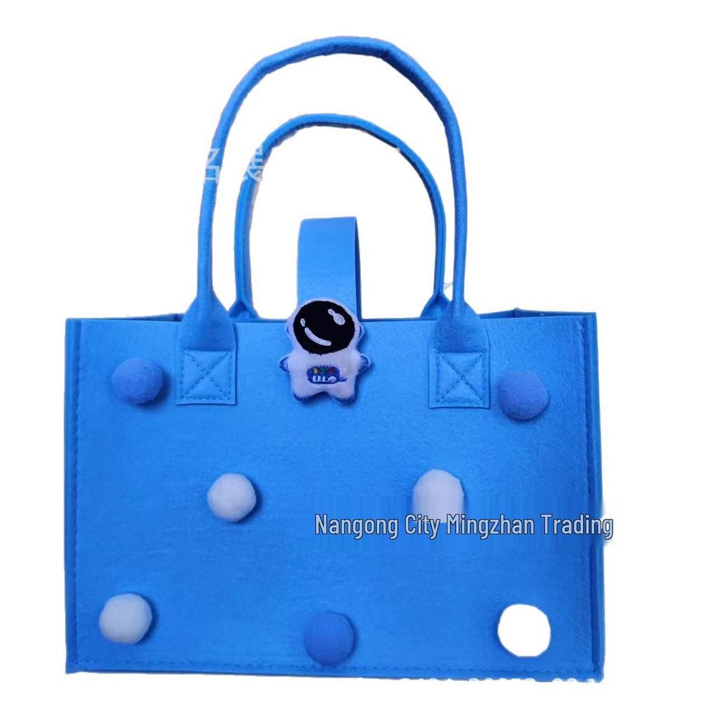 Cartoon Felt Handbag for Kids - Baby 100-Day Celebration Souvenir