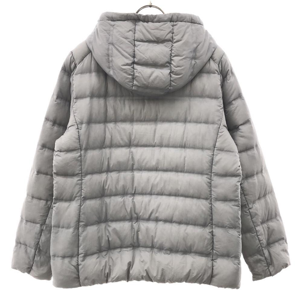 UNIQLO seamless Down jacket XL Hooded nylon jacket with storage bag Women Used