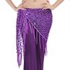 Fashion Tassel Belly Dance Hip Scarf Sequins Bohemian Waist Chain Crochet Dancer Skirt Show Costumes