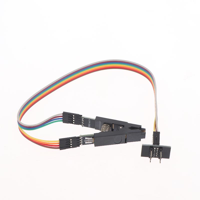 Sop8 To Dip8 Programmer Testing Clip 8 Pin Ic Test Clip Clamp Pitch 1.27Mm For Eeprom 93Cxx 25Cxx 24Cxx In Circuit Programming