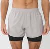 Men's Quick-Dry 2-in-1 Running Sports Shorts with Anti-Exposure Liner
