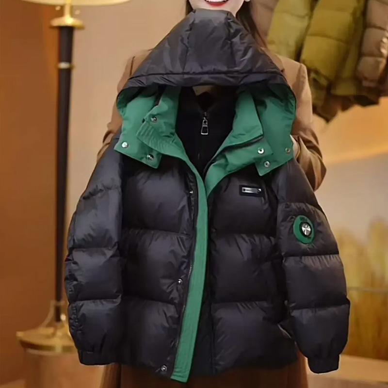 

Пальто для мальчиков Куртка Плащ Ветровка Верхняя одежда Зима Осень Хлопок Утепленный Спорт Подростки Рождественский подарок Детская одежда 170 чёрный