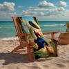 Ultra-Soft Beach Towel with Paddington Bear Theme,Ideal for Pool - Camping, Diving - Perfect Travel Essential, Vibrant Beach Towel.