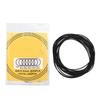 200pcs O Ring Waterproof Rubber Seal Watch Back Cover Seal Gaskets Repairing Tool (0.6mm )