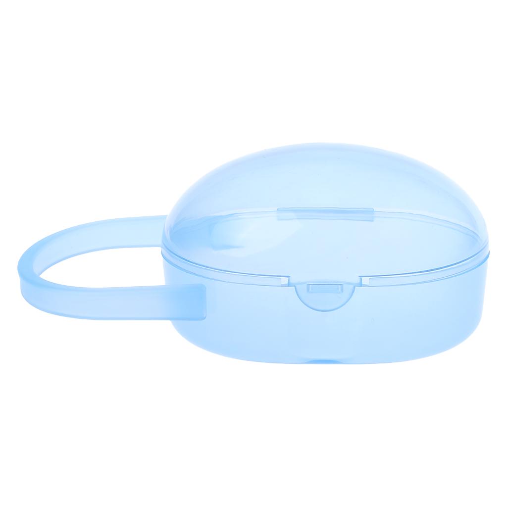 Baby Nipple Container Box Pacifier Case Organizer Transparent Newborn Travel Carrier Nipples Holder
