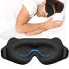 3D Schlafmaske Lichtblockierende Schlafmaske für die Augen Weiche Einschlafhilfe Augenmaske für Reisen Augenbinde für die Nacht Atmungsaktive Schlafmaske