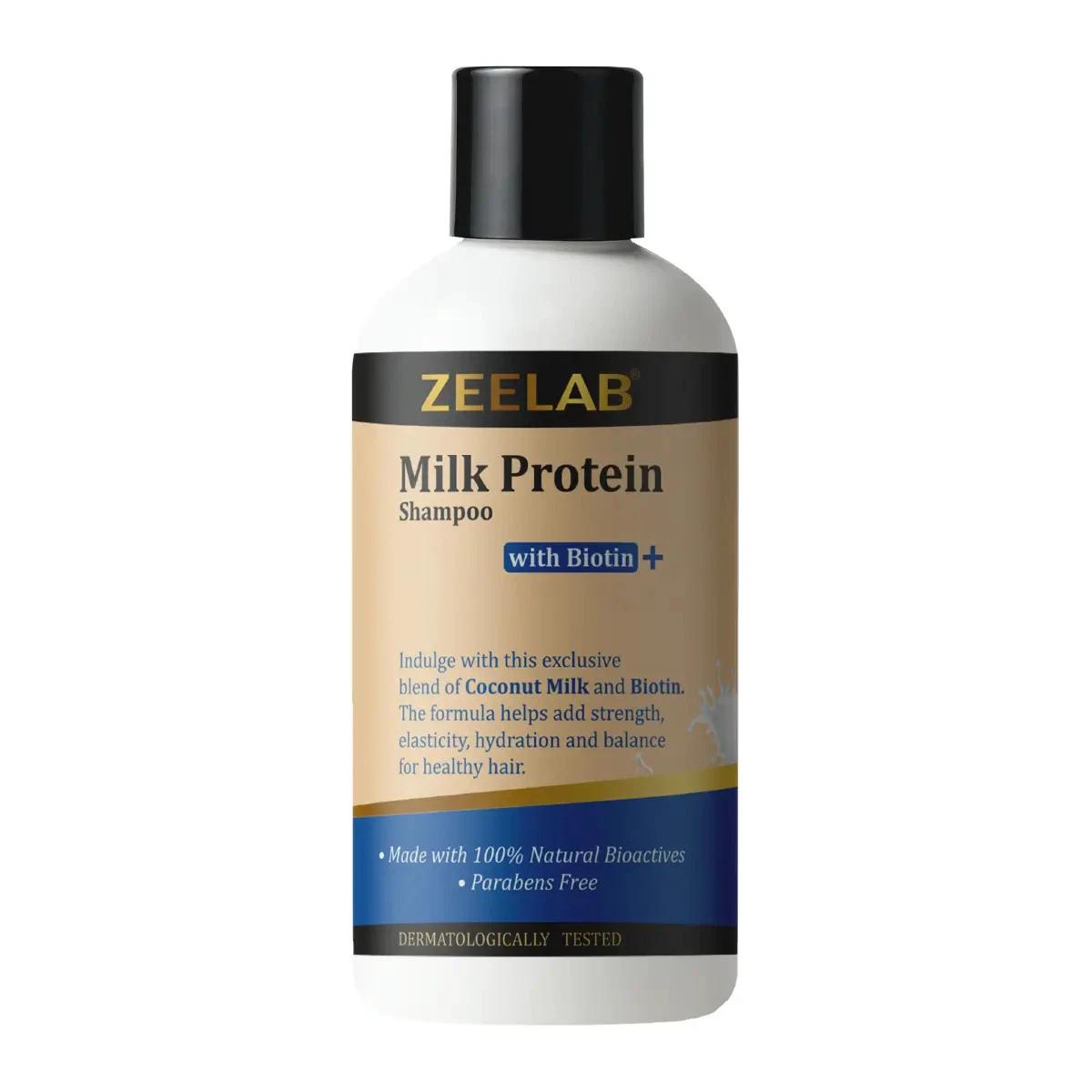 ZeeLab Milk Protein Hair Shampoo 300 ml with Biotin
