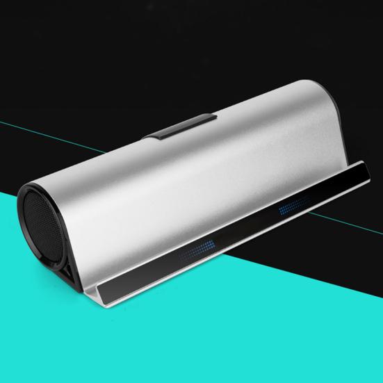 Phone Tablet Holder Bass Stereo Hifi Wireless Bluetooth-compatible Speaker USB Rechargeable