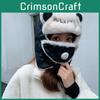 Winter Cat Ears Cartoon Fleece Hat With Ear Protection For Cold Weather