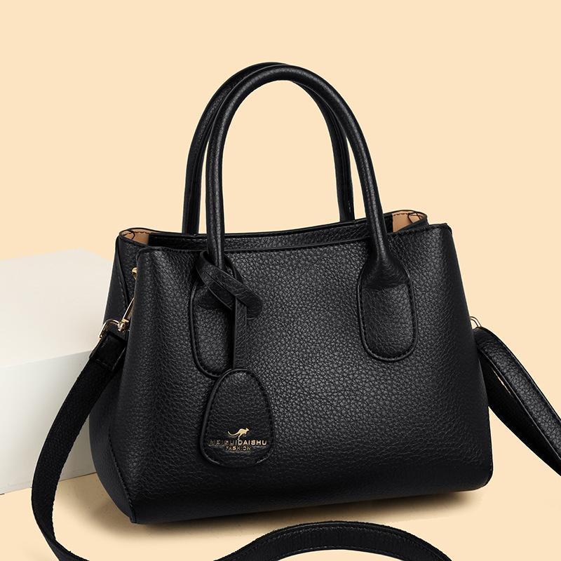 Women's Bag Fashion Commuter Middle-aged Mother Portable Tote Bag Large Capacity Messenger Women's Bag