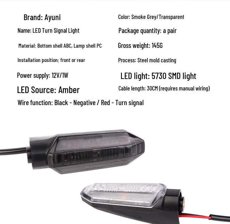 Honda CRF250L CB500X LED Motorcycle Turn Signal Indicator