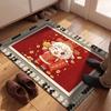 Cartoon Lamb Chinese Sheep Year Floor Mat Sheep Printed Welcome Door Mat  Spring Festival