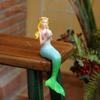Fish tank landscaping Mermaid Garden Terrace Garden Decoration Desktop Home Resin Ornament Pool Balcony Decoration