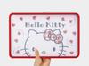 Skater Cutting Board Antibacterial 21 X M Hello Kitty Red Heart Sanrio Dishwasher Safe with Guard That Can Use Both Sides To Prevent Food from