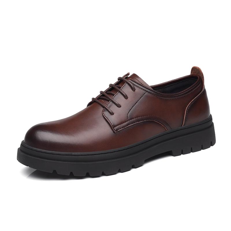 2026 Neue Herren Oxford-Schuhe aus echtem Leder Klassische braune Schnürschuhe Lässige Business-Schuhe mit gepolsterter Innensohle Anti-Rutsch-Sohle Loafer