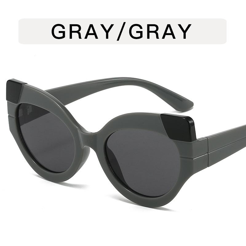 

European American Stylish Women s Sunglasses Cat Eye Shape UV400 Protection Trendy Sunglass Fashion Travelling Female Sun Glass