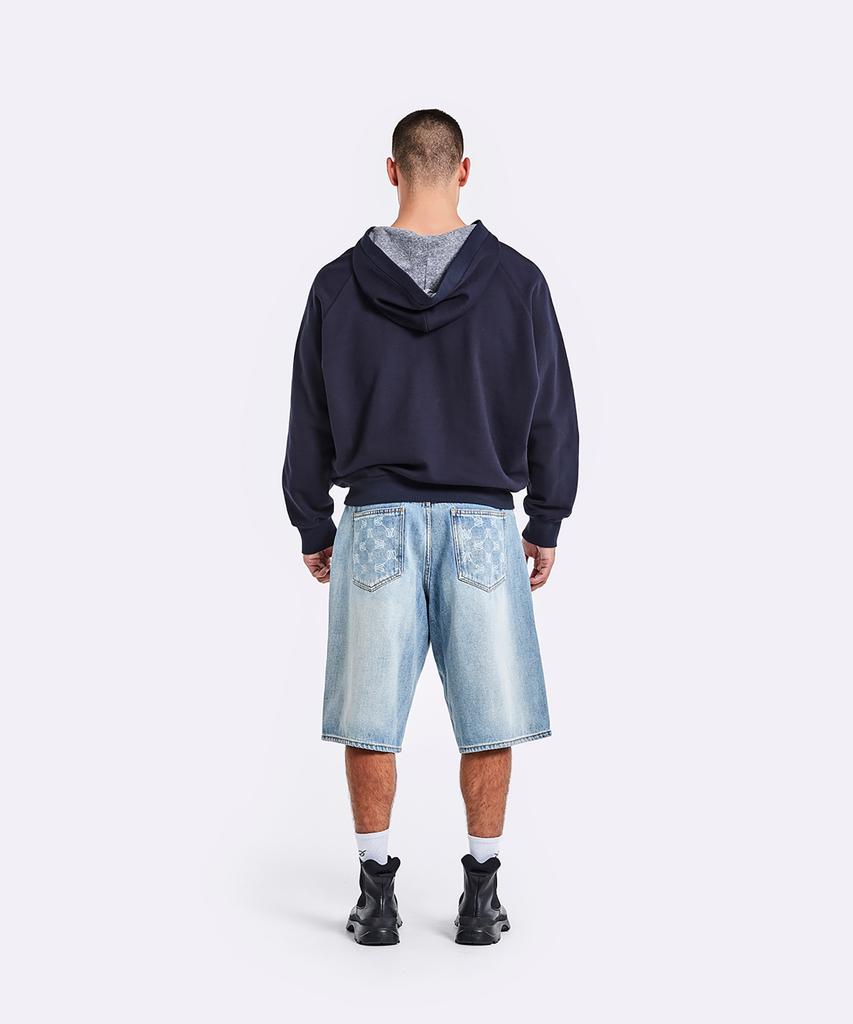 51Peosenteu Denim Bermuda Shorts - Blue