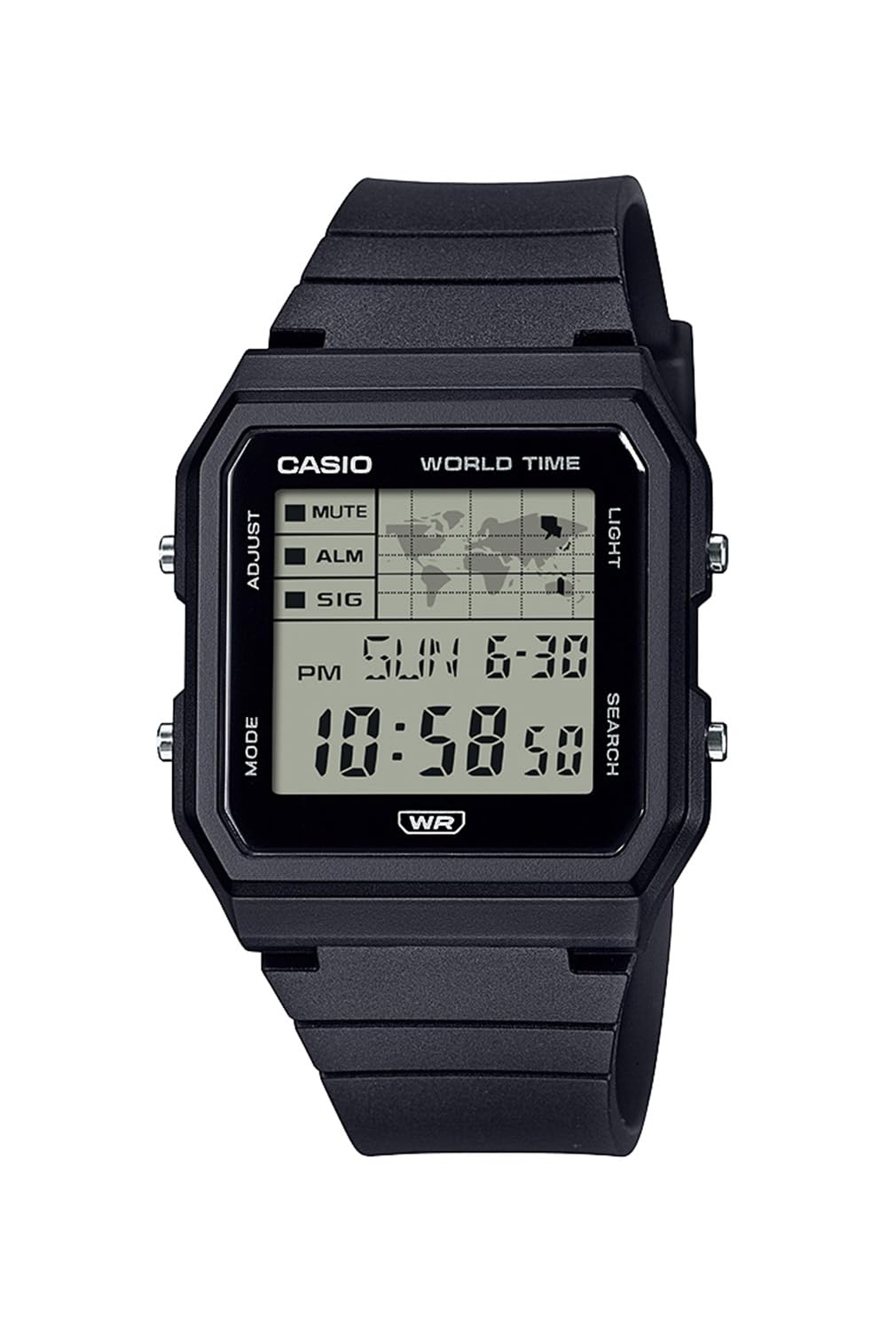 

Классические часы Casio, изготовленные из экологически чистых материалов LF-30W-1AJF, Унисекс, Черные, чёрный
