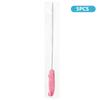 5/4Pcs Drinking Straw Cleaning Brush Baby Bottle Straw Tube Pipe Cleaner Home Nylon Stainless Steel Long Handle Cleaning Brushes