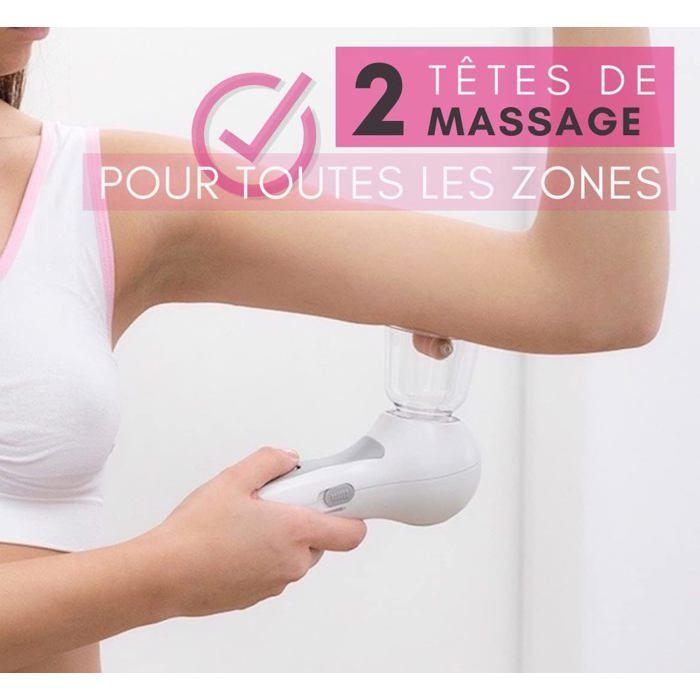 Anti-cellulite Vacuum Massager - CELLUSTOP - Palpate-Roll Vacuum - 2 Suction Cups - 800mAh Battery - USB Charging