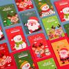 20 Pieces Christmas Notebook Mini Gift Student Prizes Holiday Gift Novelty Stationery Teacher Party Favors Back To School Cartoon Journal Notepad