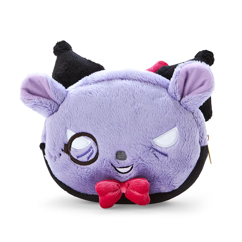 Sanrio Kuromi Baku Boa Pouch Fantasy 133884 & Face-Shaped (Kuromi Princess)