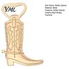 Cowboy Boot Bottle Openers Opener, Durable Zinc Alloy Western Theme with Bridal Shower Keepsakes Thank You Card, Unique Party Favors for Weddings And