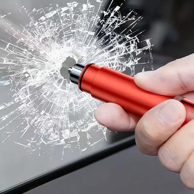 1 balení, nouzové bezpečnostní kladívko, rozbíječ skla auta, řezač pásů, přenosný nástroj pro únik z auta a domova