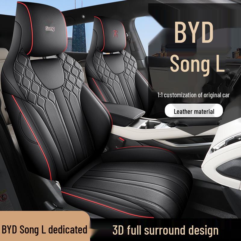 BYD Song L 5-Seater Leather Car Seat Cushion: Four-Season Comfort