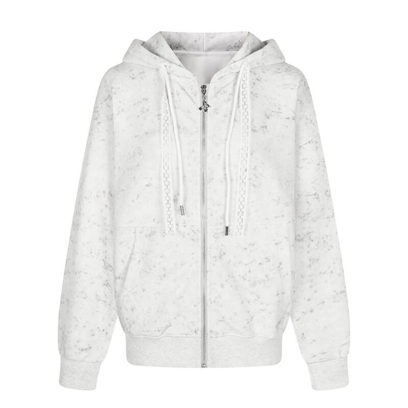 FivePlus Women's Hooded Zip Sweatshirt Cardigan