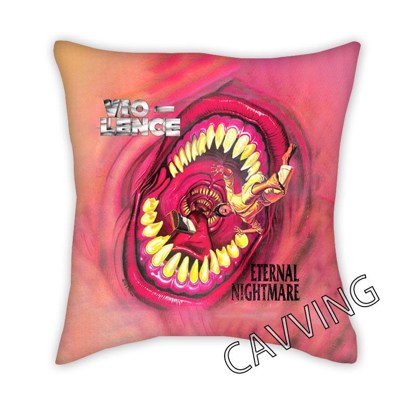 

VIO-LENCE BAND 3D Printed Polyester Decorative Pillowcases Throw Pillow Cover Square Zipper Pillow Cases Fans Gifts