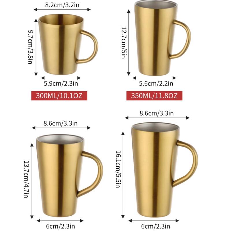 Abay Stainless Steel Double-Layer Mug
