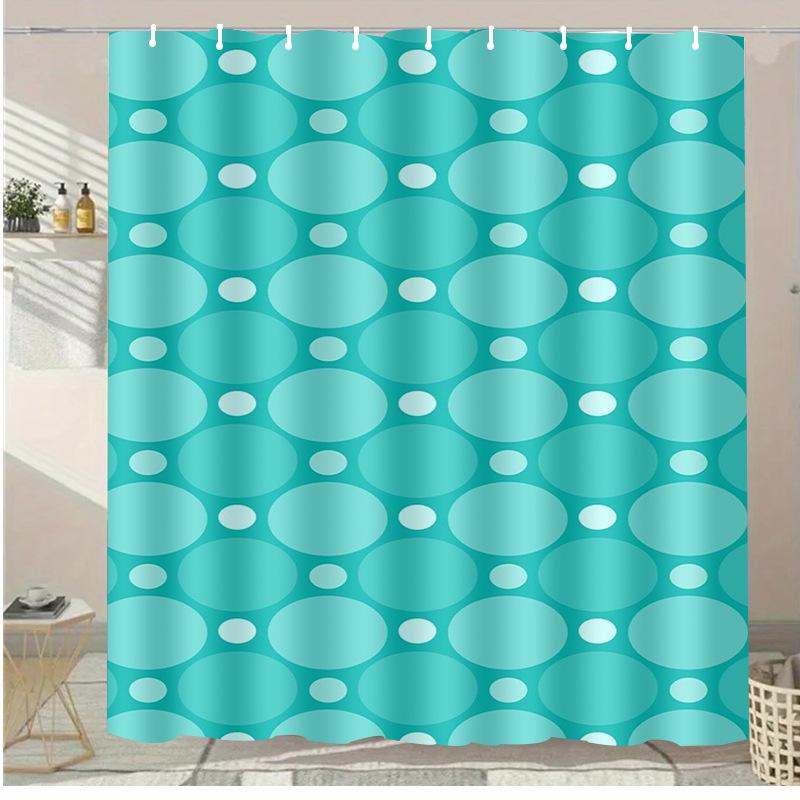 Flowers fruits washable Dirt-Resistant Shower Curtain Shower Head waterproof Polyester Bath Curtain For Home Decor Accessories