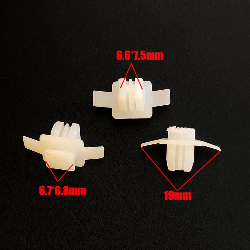 20/40X Car Front Wheel Arch Trim For Honda CRV Civic Nylon Wing Wheel Arch Trim Clips Surround Garnish Clip 91513SMGE11 Exterior