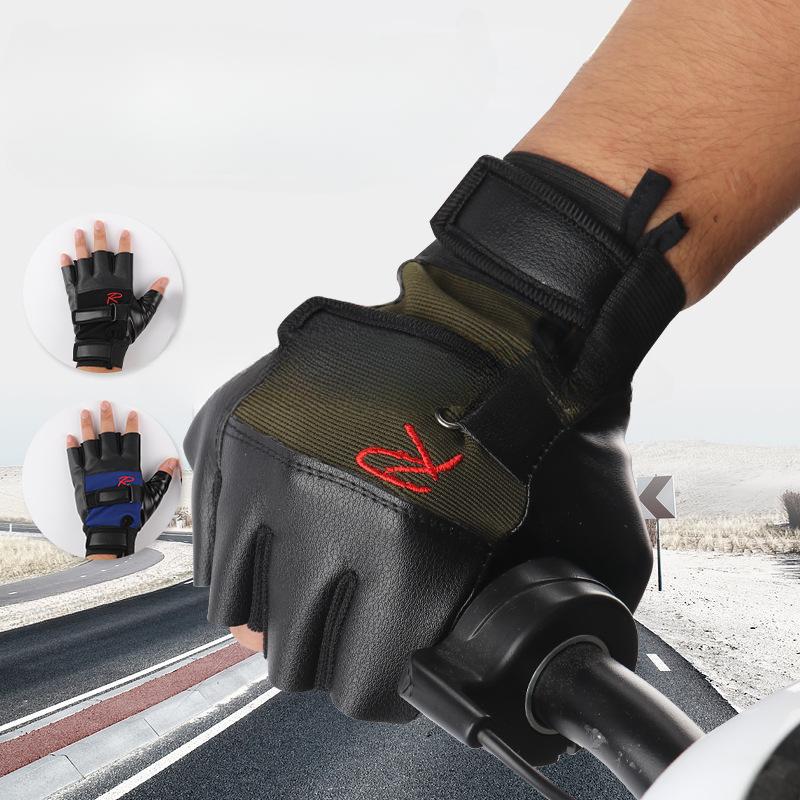 

Спорт на открытом воздухе, фитнес, мотоциклетные перчатки с половиной пальца