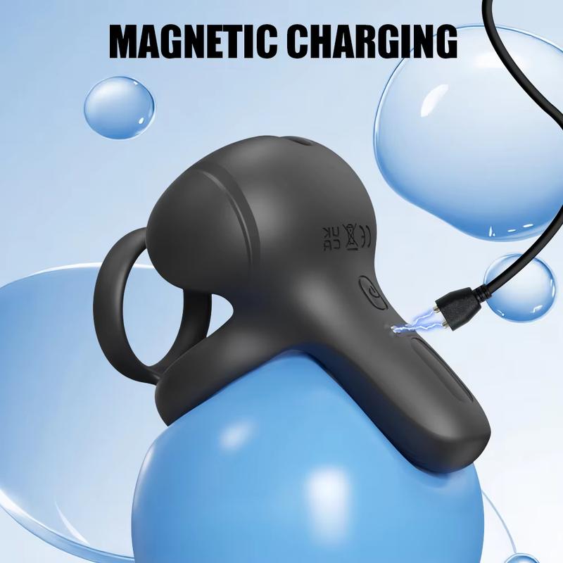 Remote Control Cock Ring for Men Penis Vibrator Male Ejaculation Delay Testicles Perineum Stimulator Massage Sex Toy for Couples