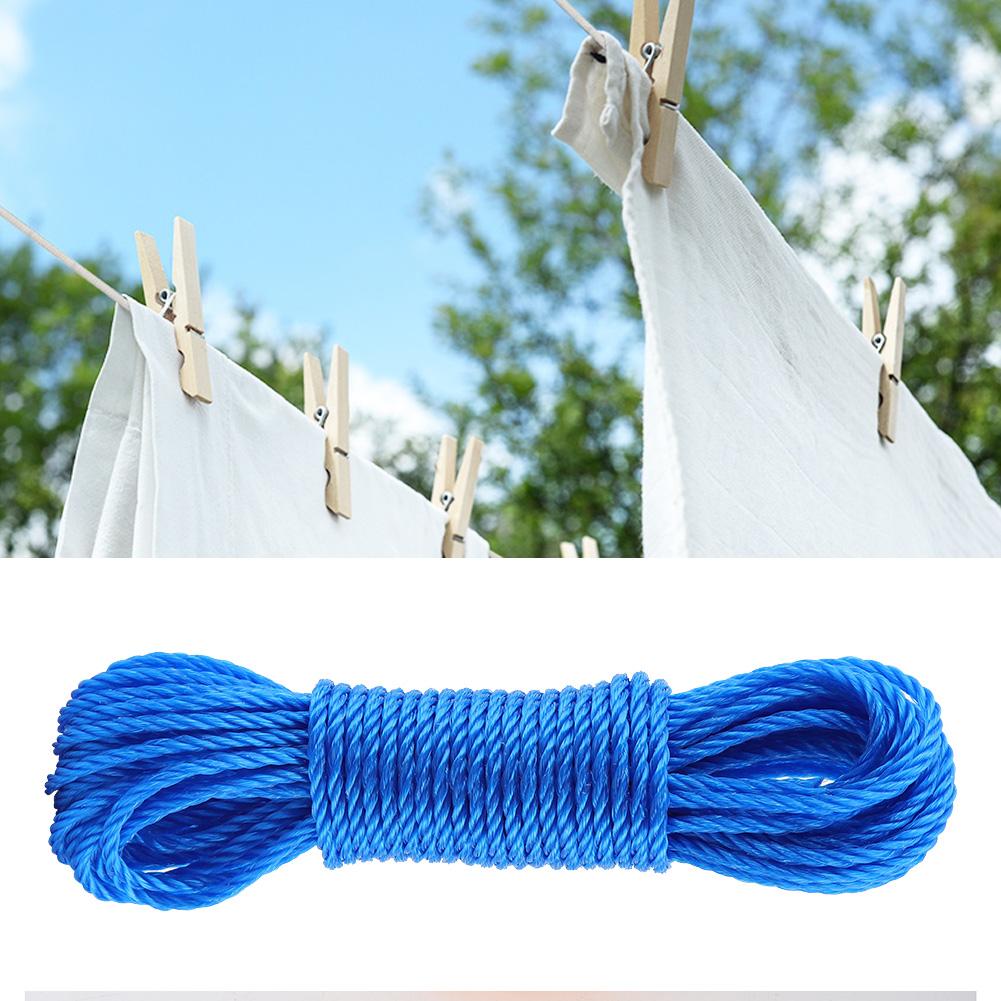 10m Gardening Garden Rope Nylon Rope Climbing Rope Traction Rope Tying Rope(Blue)