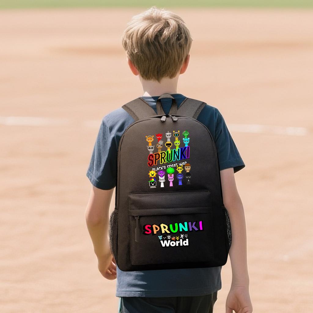 Cartoon Animation Game Backpack, Backpack Breathable, Wear-resistant And Waterproof, Gift For Boys And Girls