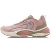 Li Ning Comfortable Textile, Synthetic Leather Cushioning Slip Resistant Support Rebound Low Top Running Shoes Women's ARHQ094-1