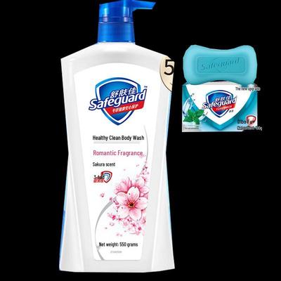 Safeguard Cherry Blossom Shower Gel & Peppermint Soap Set