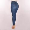 IELGY Blugi Pantaloni dama marime mari nasturi talie inalta pantaloni stretch slim picioare