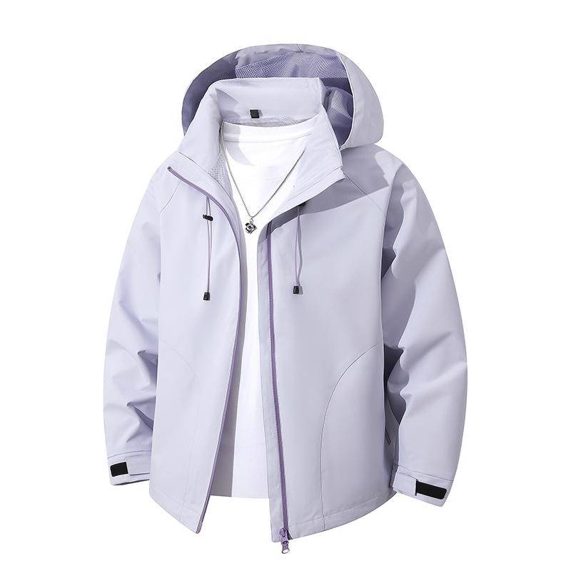 Frühlings- und Herbst-Kapuzenjacken im amerikanischen Workwear-Stil für Männer und Frauen, Neue schlichte Jacken, Locker und vielseitig für Paare