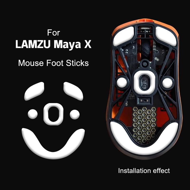 Anti-Slip Mouse Grip Tape Skate Suck Sweat Sticker For Lamzu Maya X Gaming Mouse For Computer E-Sports Gamer