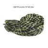 Tactically Male Lattice Print Scarf Hiphop Scarf Lattice Print Turban Multi-purpose Head Wrap Cycling Dustproof Kerchief