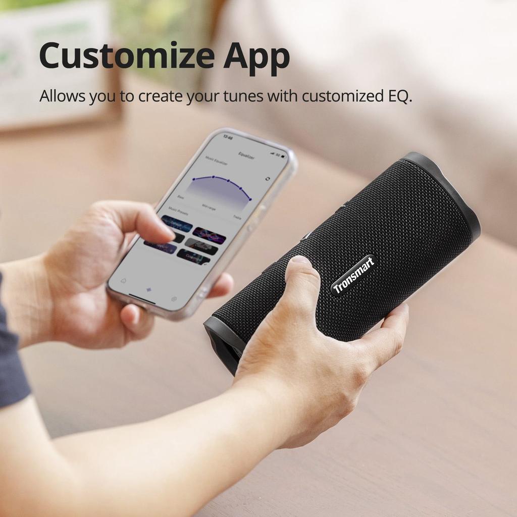 Altoparlante Bluetooth Tronsmart Mirtune C3, Suono Potente 24W, Impermeabile IPX7, 12 Ore di Riproduzione, Accoppiamento Stereo, Portatile con Cordino, Esterno